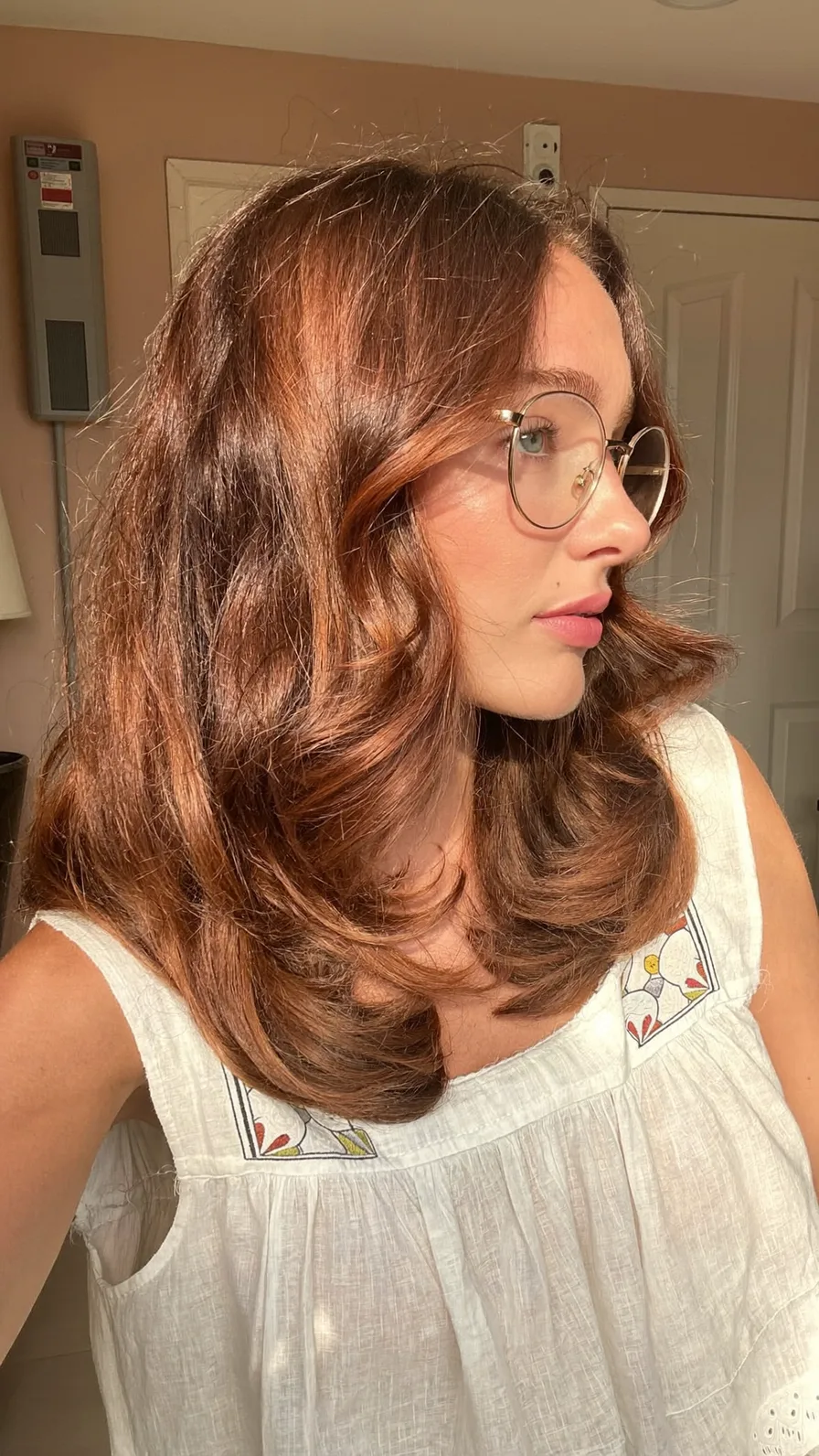 Soft Flowing Long Layers with Warm Multi-Dimensional Chestnut Brown