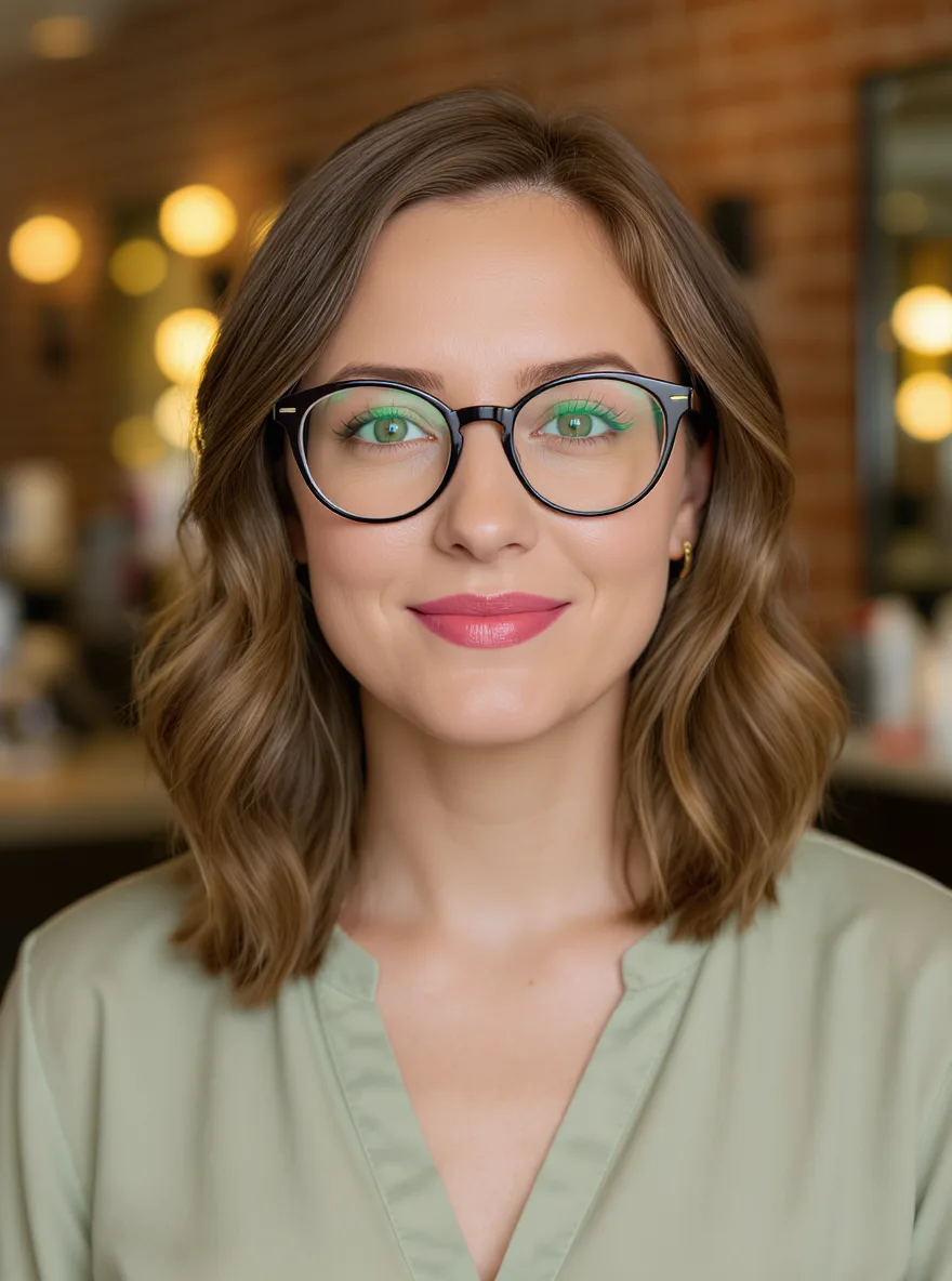 warm caramel brown lob