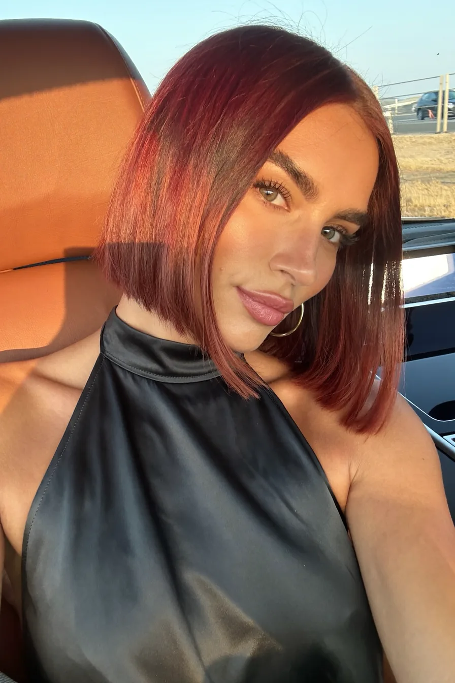 Sleek Blunt Bob Without Bangs for Effortless Modern Elegance