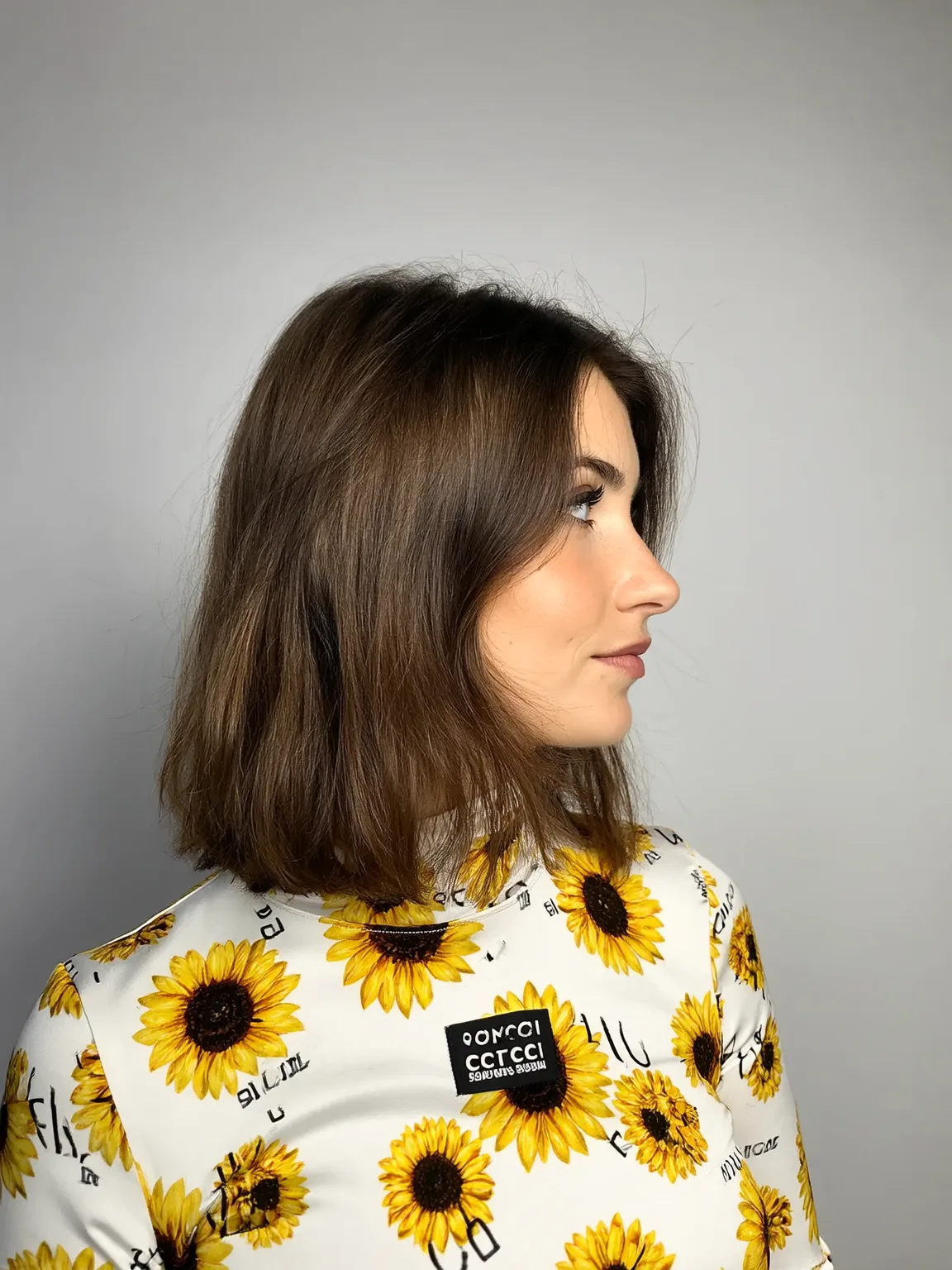 rich chestnut brown bob