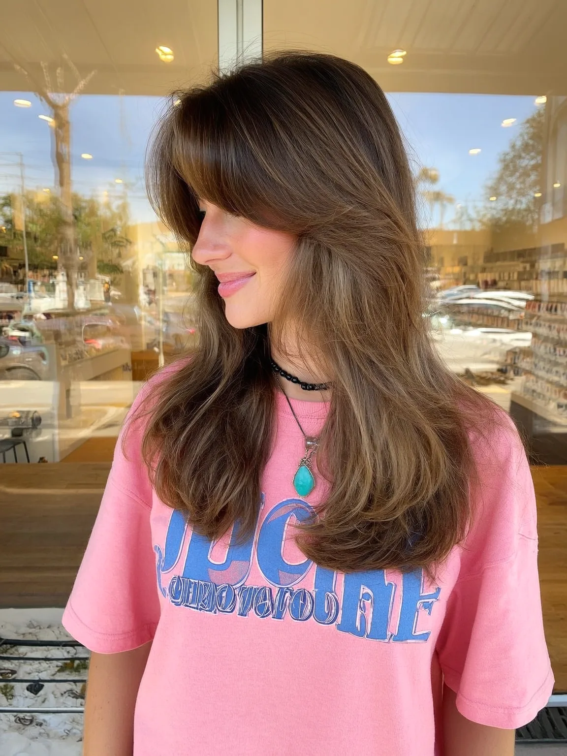 rich chocolate brown layered