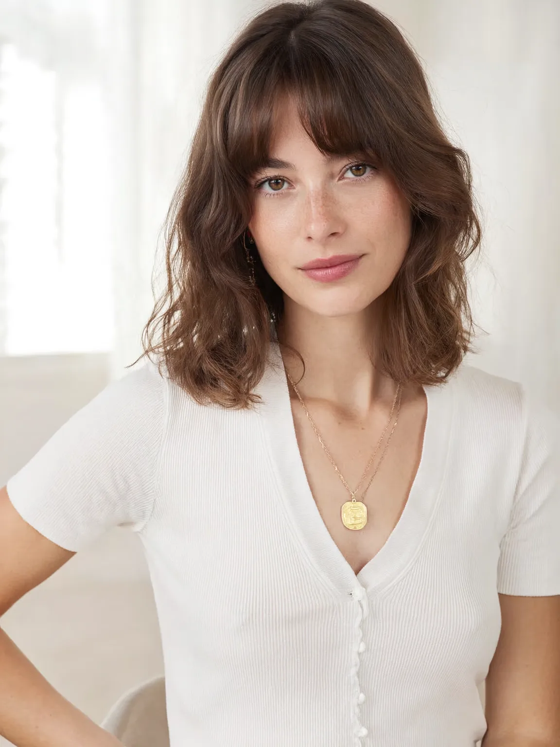 soft chocolate brown lob
