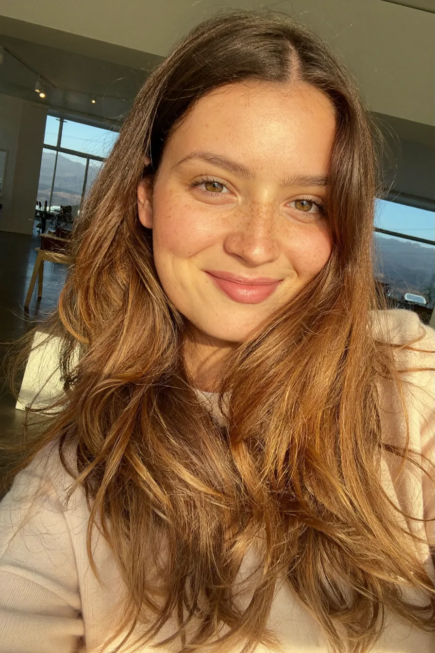 Sun-Kissed Balayage Brunette Long Layered Waves for Effortless Shine