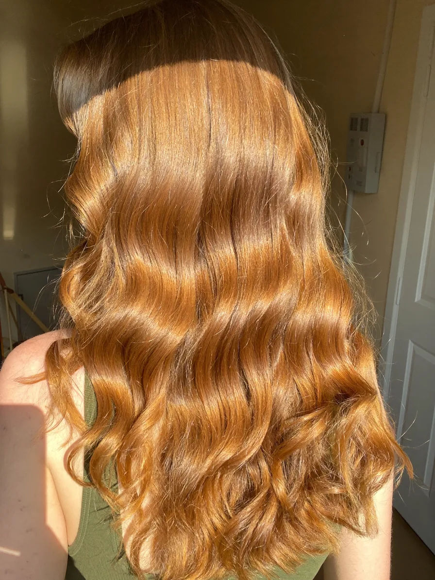 Elegant Long Copper Layers with Natural Flowing Waves