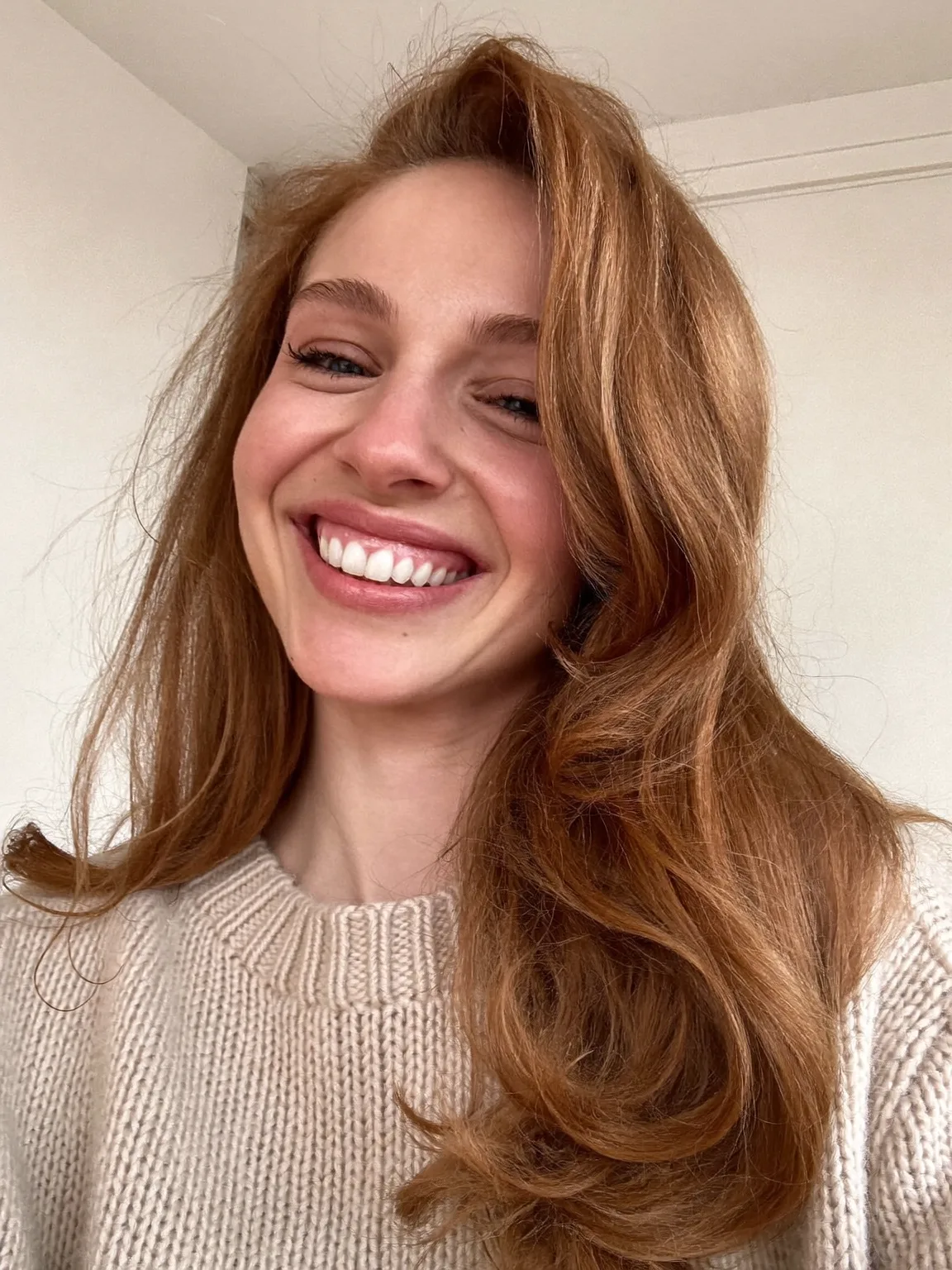 High-Volume Layered Copper Brown Waves