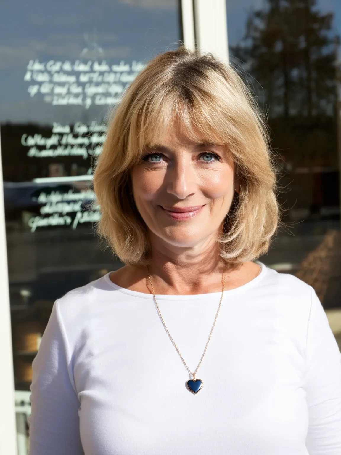 Classic Bob with Sandy Blonde Highlights