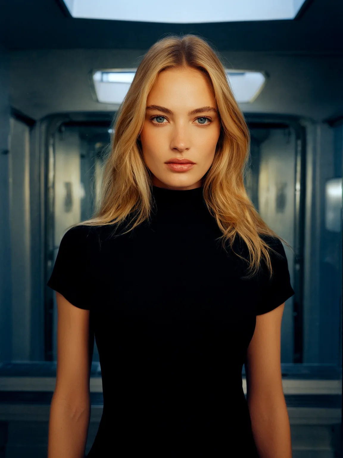 sandy blonde layered