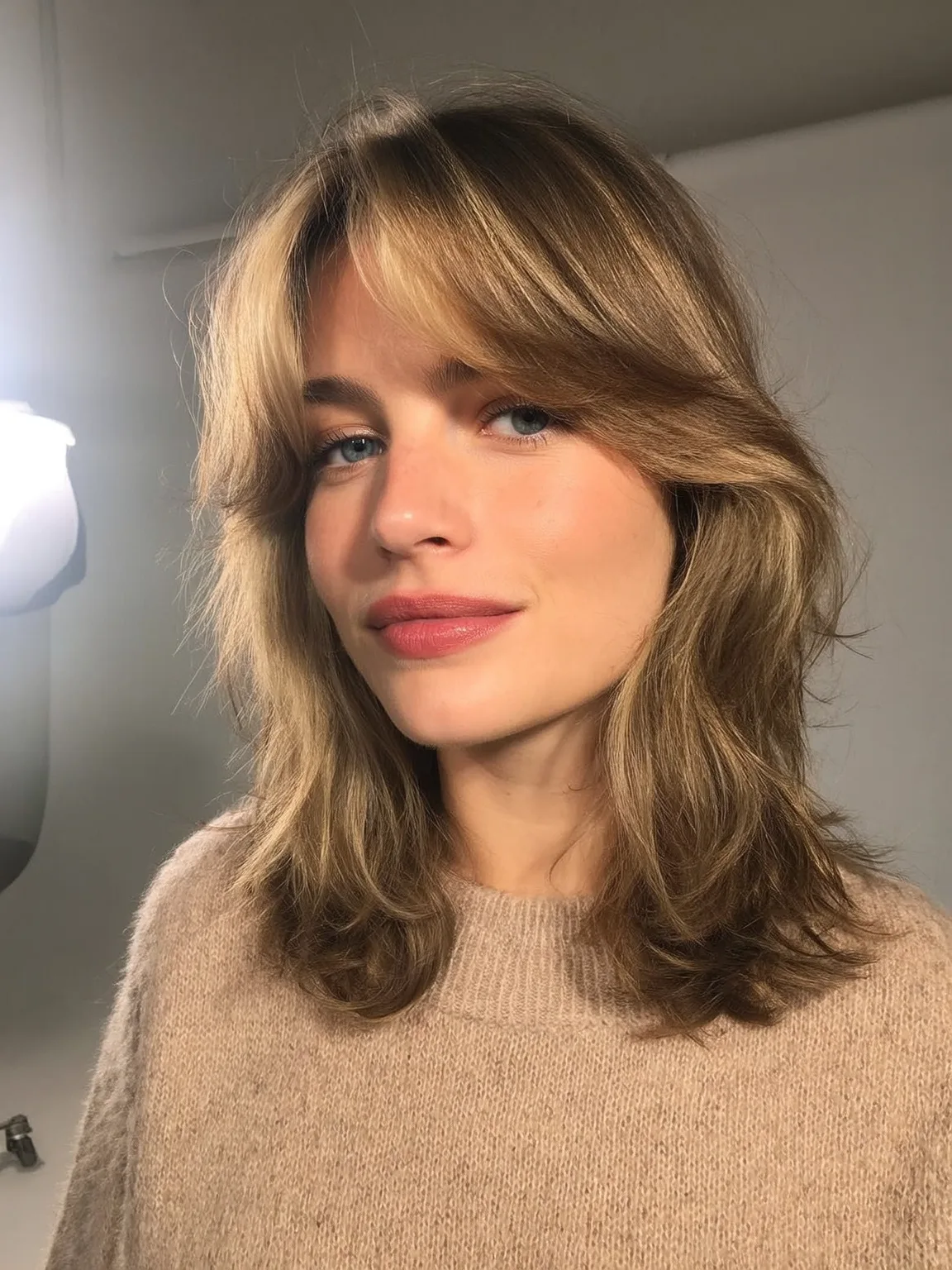 sandy blonde layers