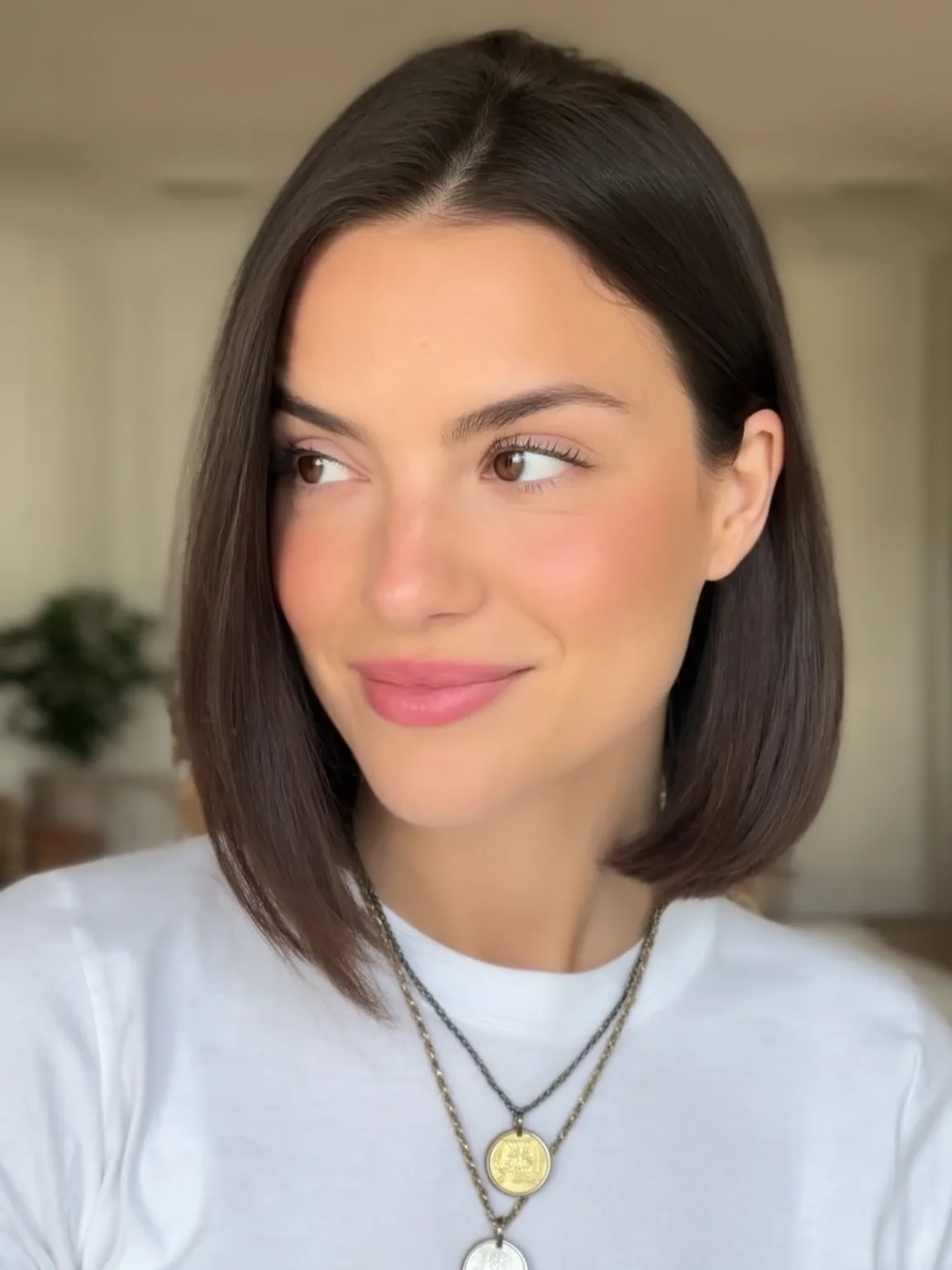 Versatile Rich Chocolate Brown Chin-Length Bob