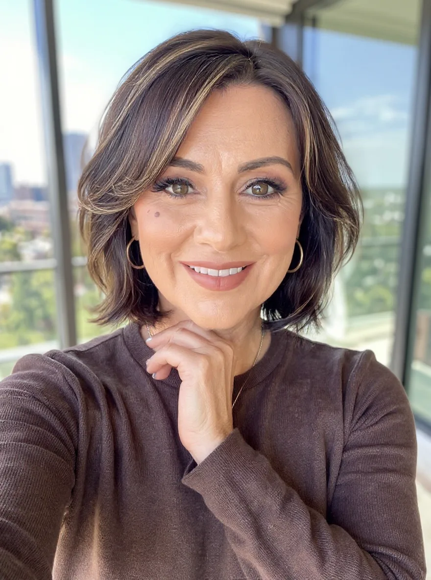 50 Stunning Espresso Brown Hairstyles With Bangs That Frame the Face - Hair Style Album