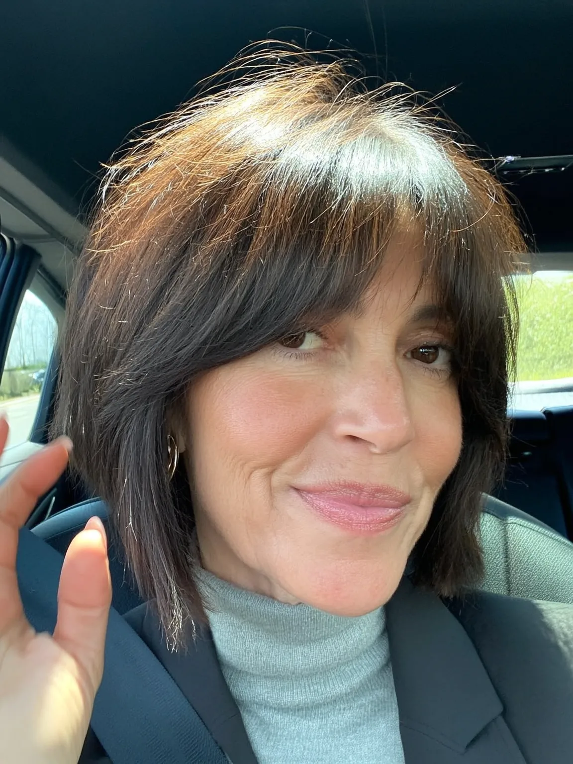 Classic Chin-Length Bob with Rich Espresso Hue
