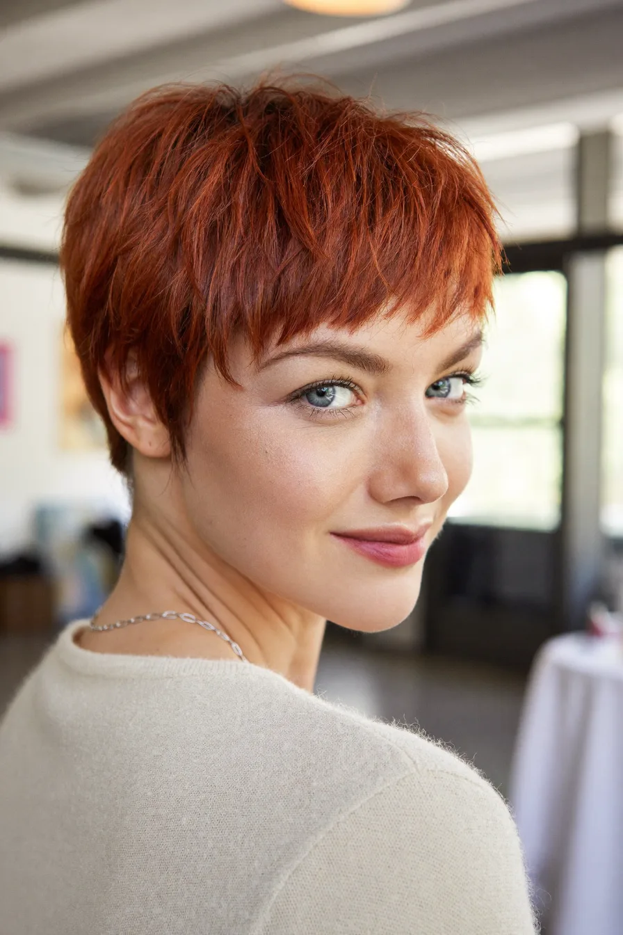 Textured Pixie Cut for Fall Short Hair Inspiration