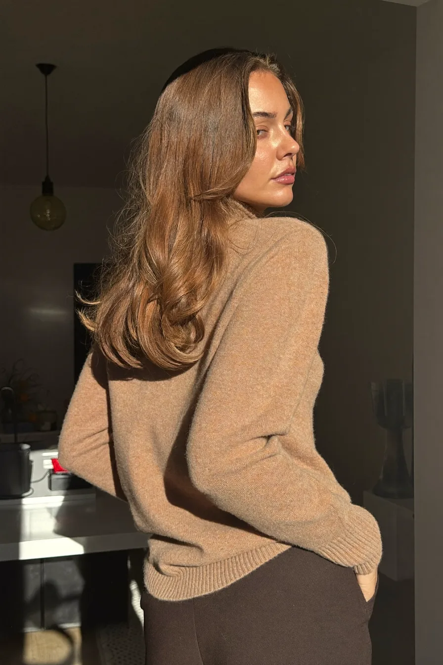 Soft Flowing Chestnut Brown Long Layered Hair with Natural Shine