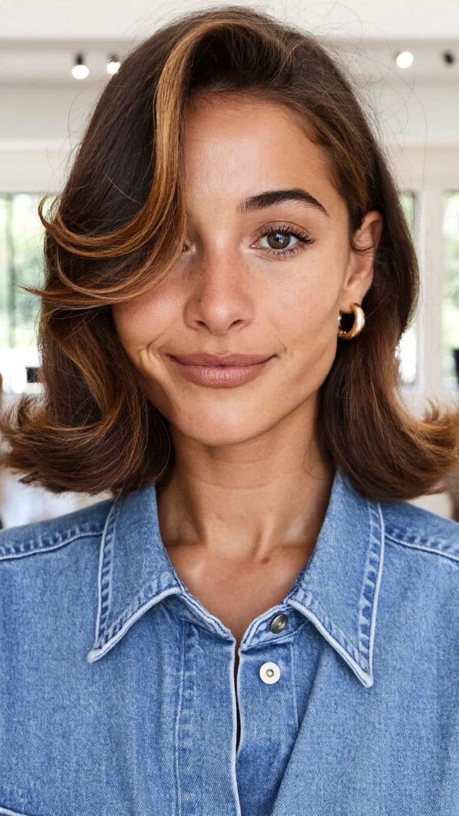 Polished Jaw-Length Bob with Soft Face-Framing Waves
