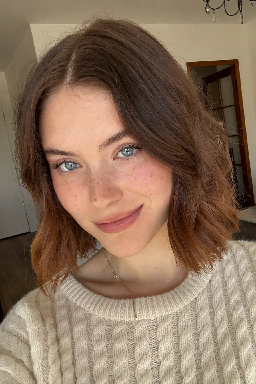 Soft Textured Layered Bob for Effortless Everyday Volume