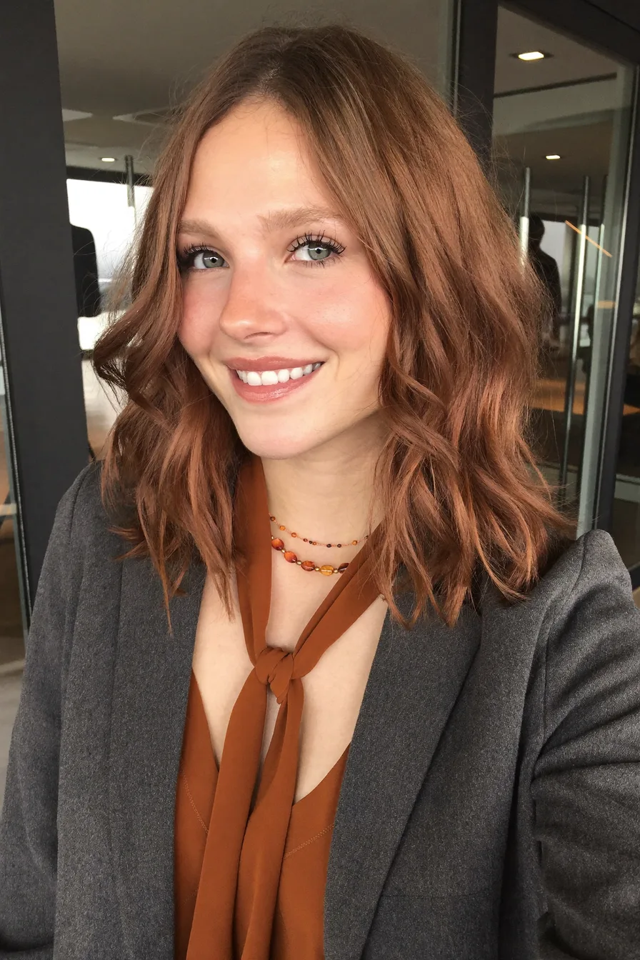 Textured Layered Bob With No Bangs for Effortless Movement