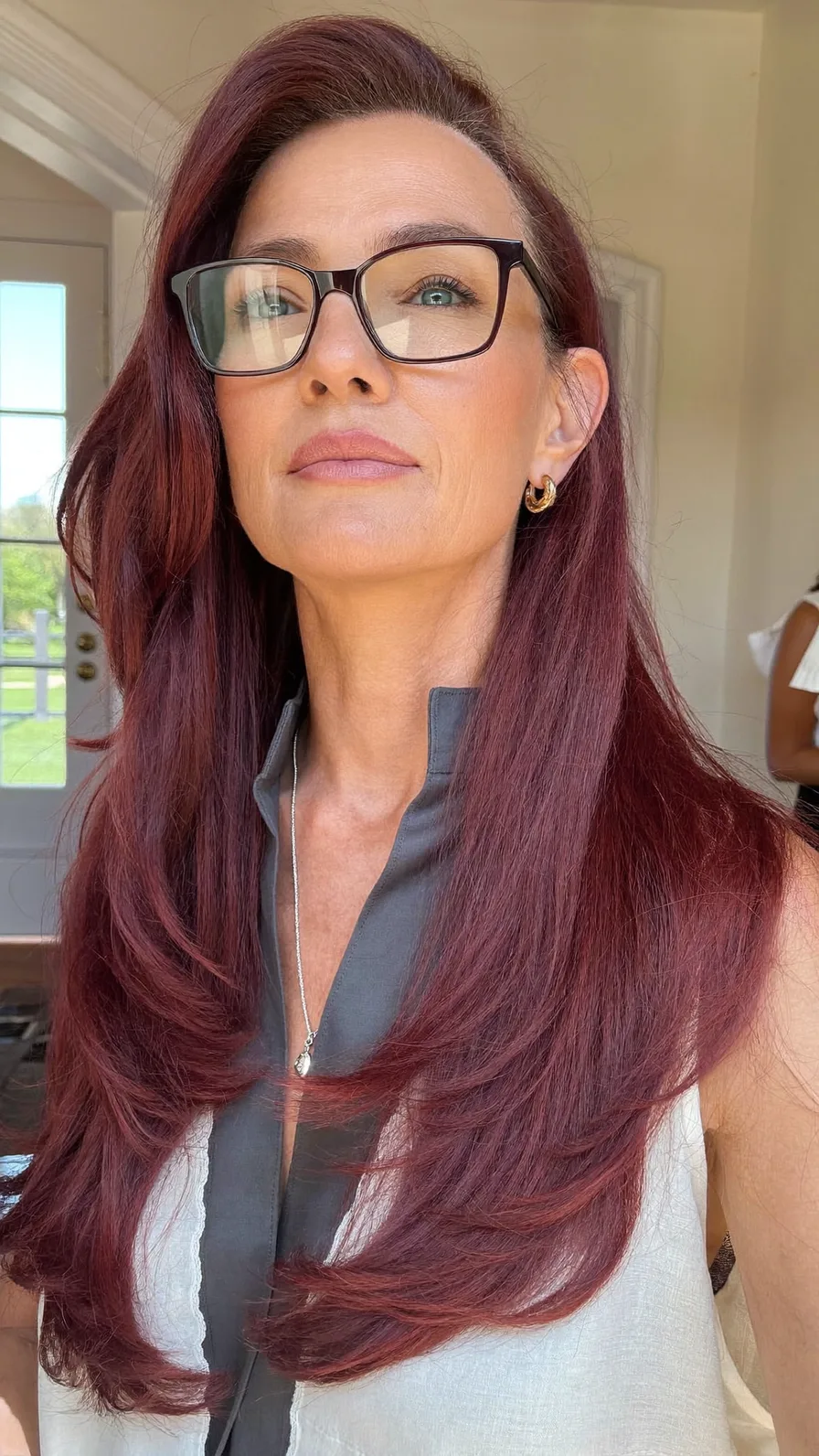 55 Long Burgundy Haircuts to Try in 2026