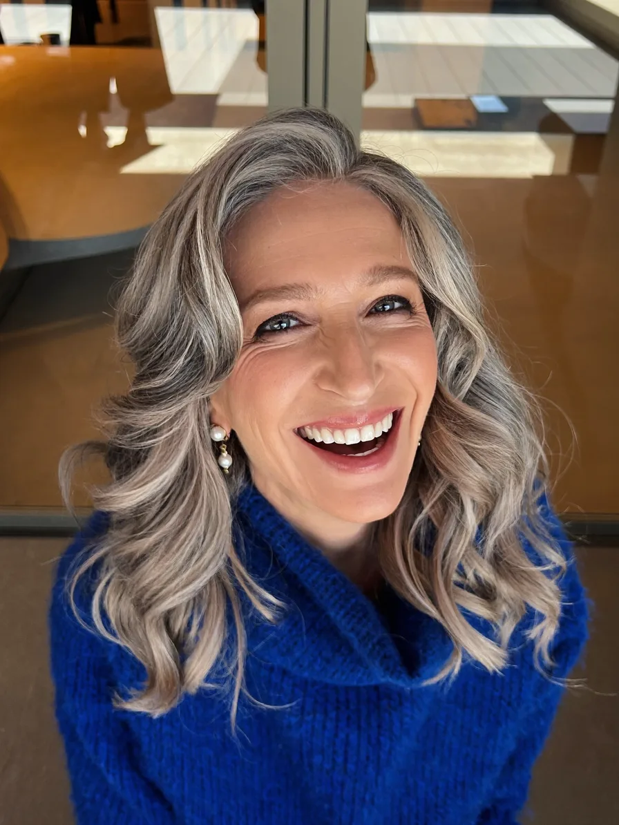 55 Long Layered Hairstyles for Older Women