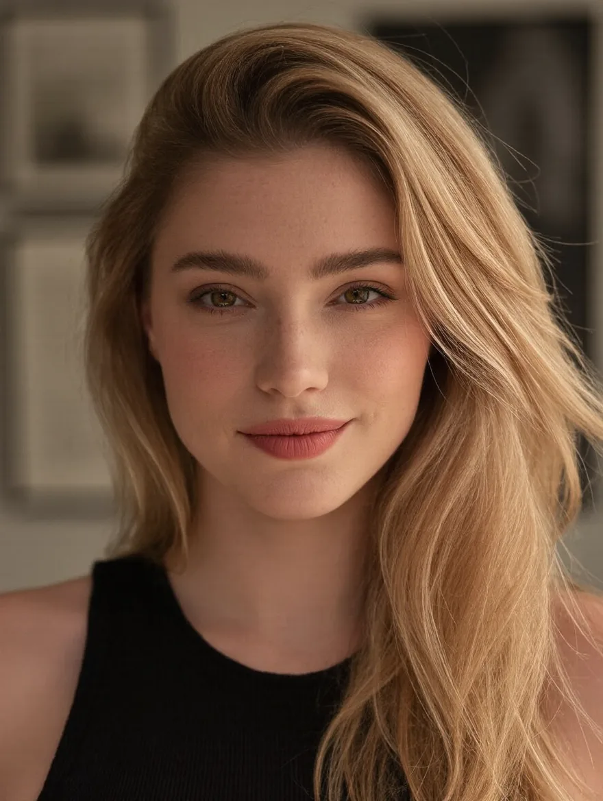 sandy blonde layers