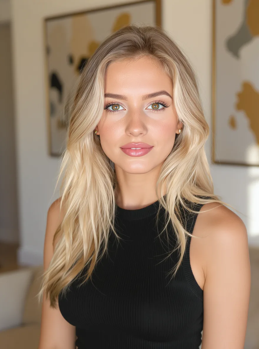sandy blonde layers