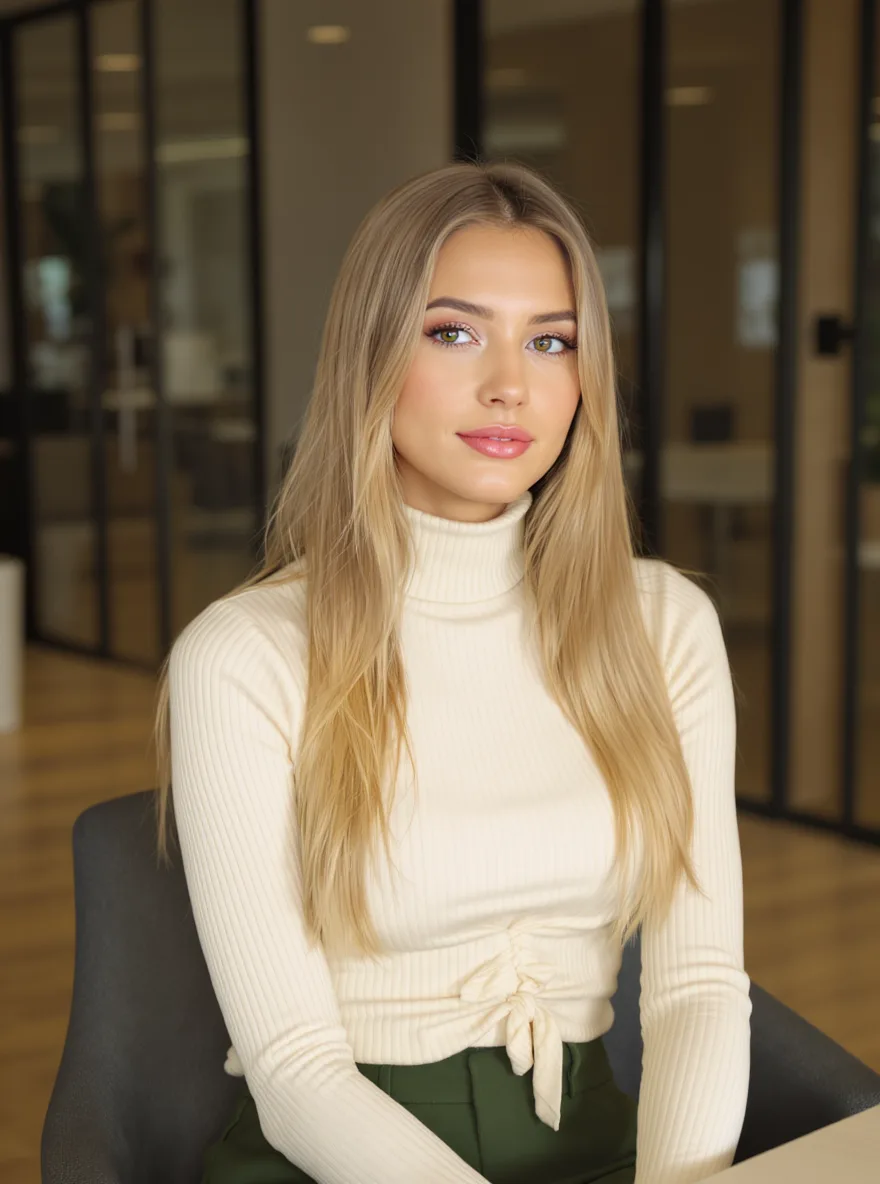 sandy blonde layers