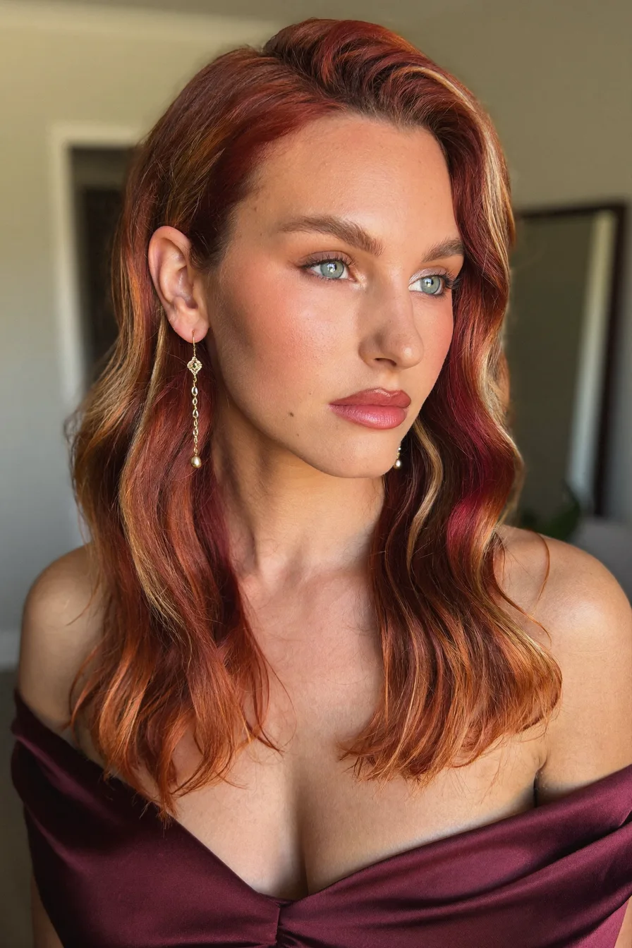 Soft Layered Shag Hairstyle Without Bangs for Effortless Volume