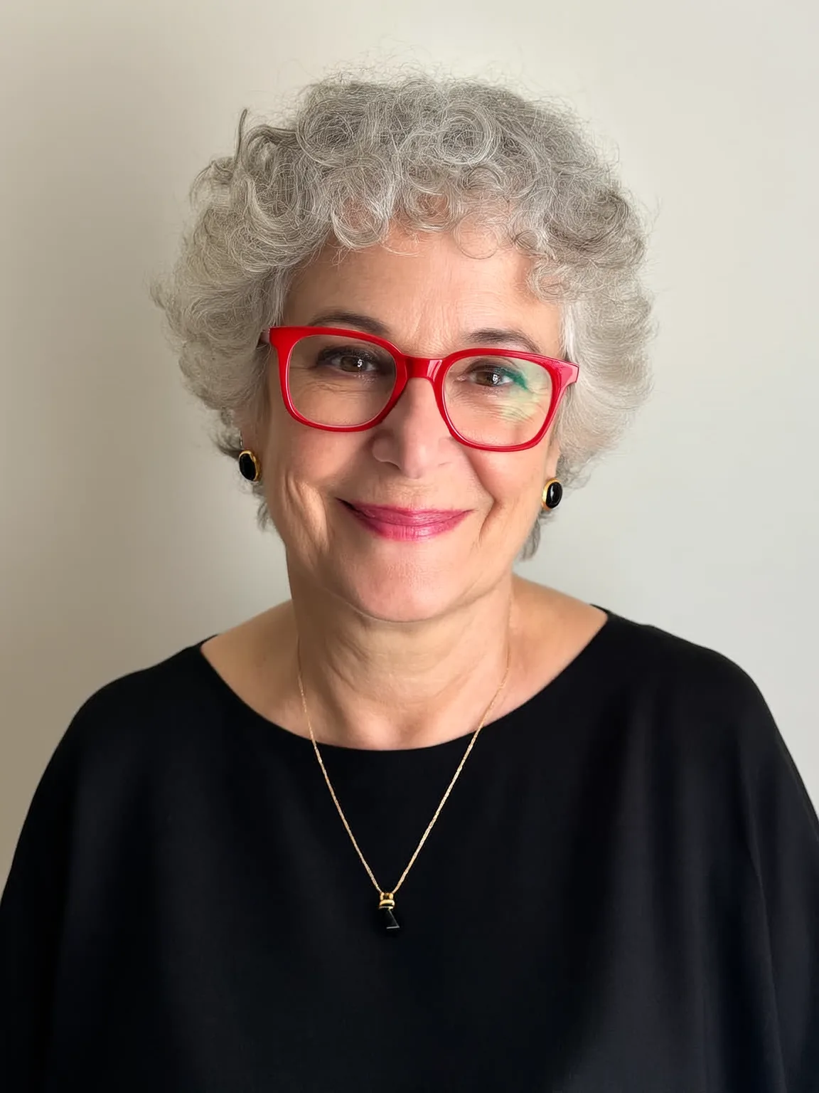 Voluminous Curly Silver Frost Pixie without Bangs