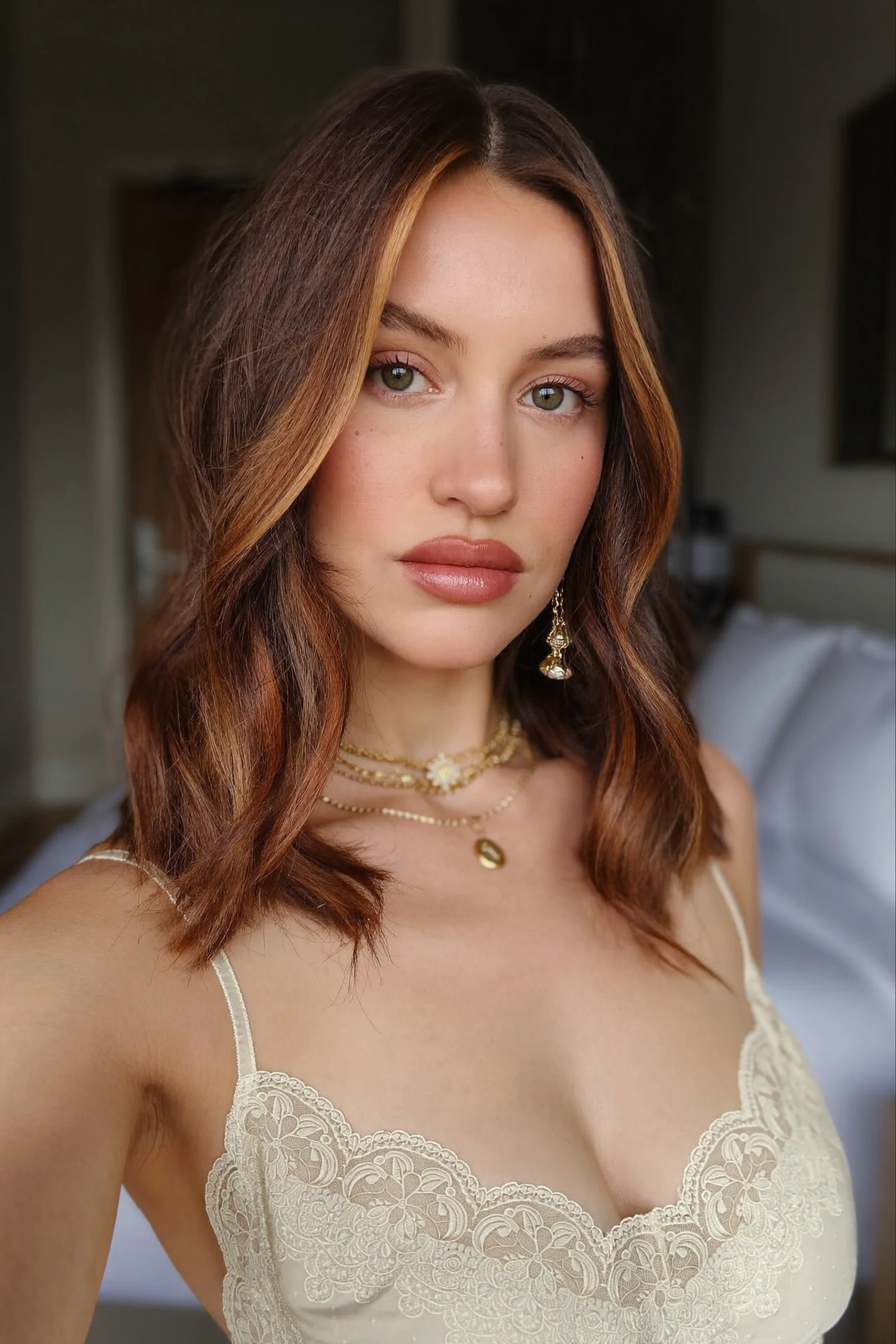 Shoulder-Length Caramel Brown Hair: What To Ask Your Stylist For