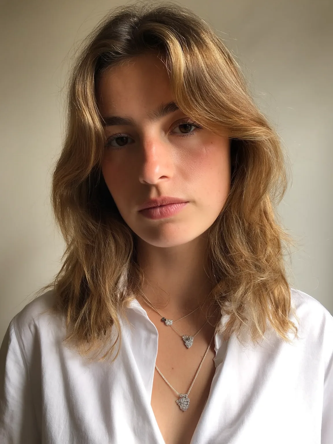 warm honey blonde layers