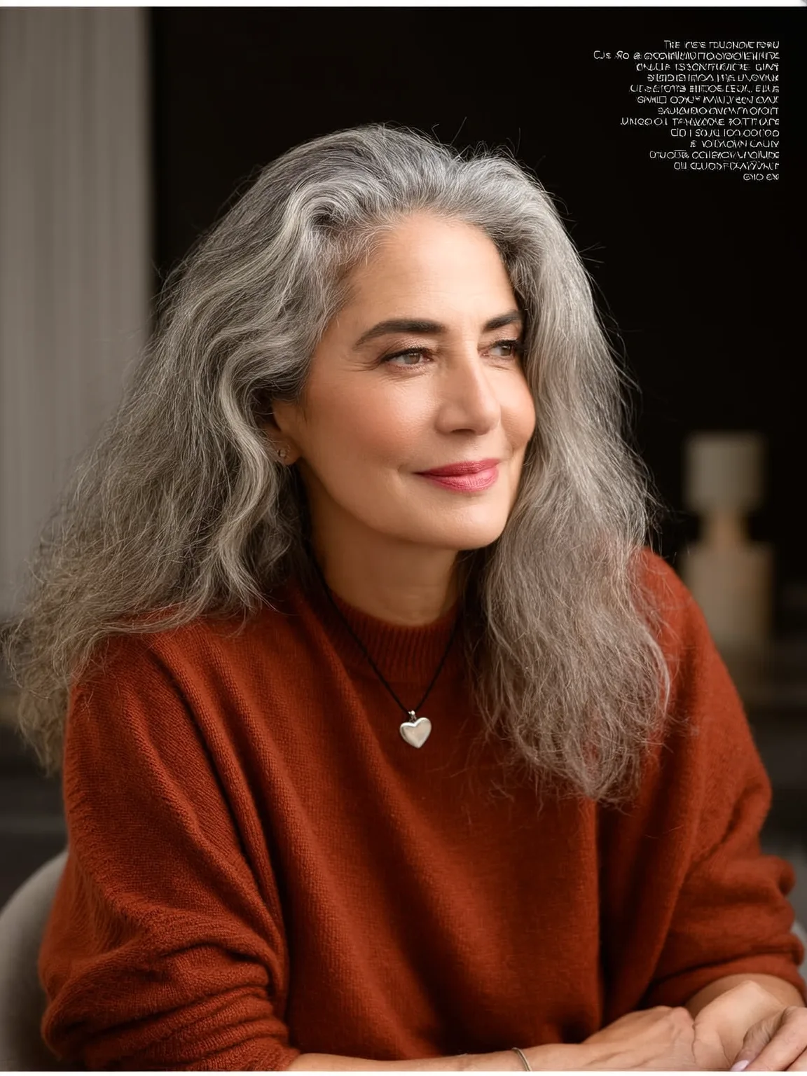 Medium-Volume Wavy Silver Frost Layers Without Bangs