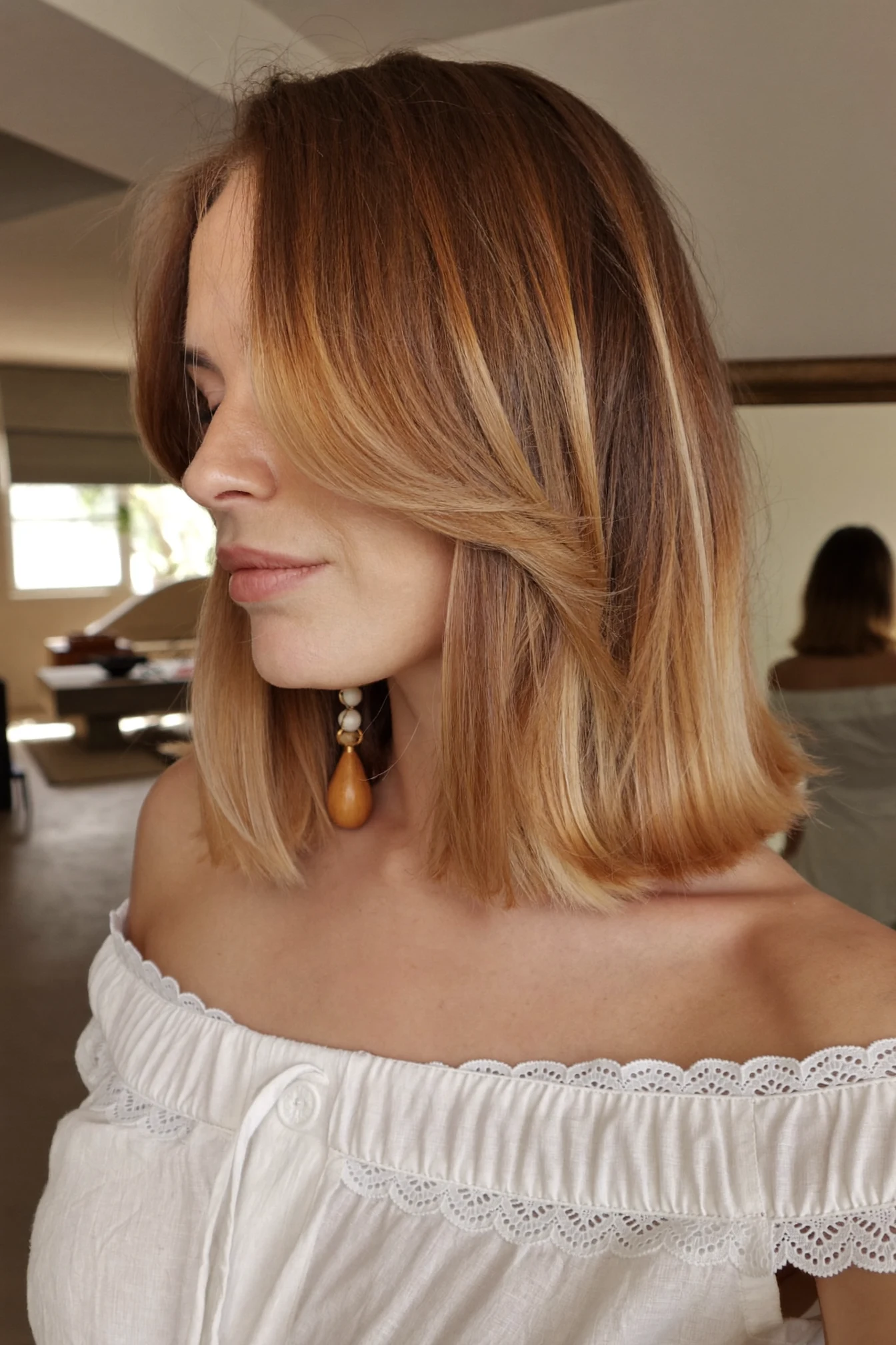 Glossy Caramel Brown Blowout: What To Ask Your Stylist For