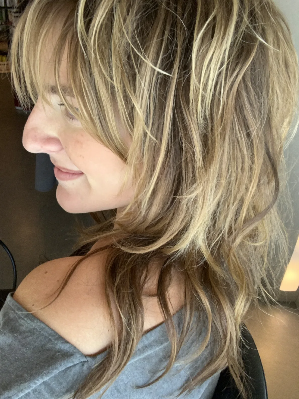 Soft Wolf Cut with Tousled Layers and Fresh Face-Framing Bangs