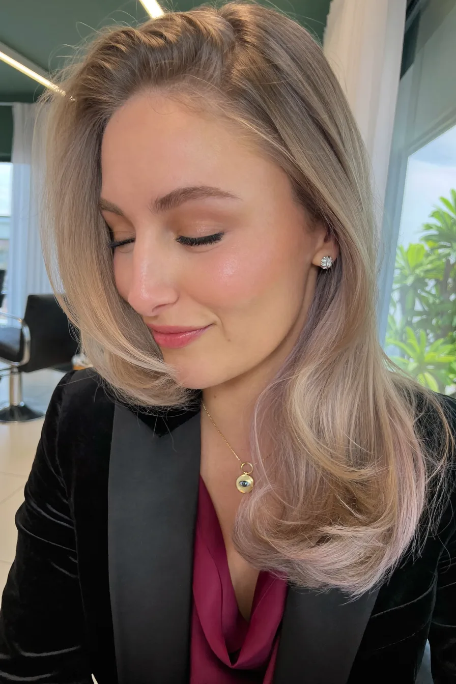 Elegant Straight Bob with Subtle Face-Framing Layers
