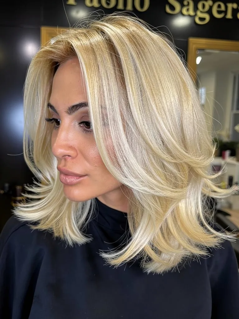 50 Polished and Timeless Straight Shoulder-Length Hairstyles for All Women - Hair Style Album