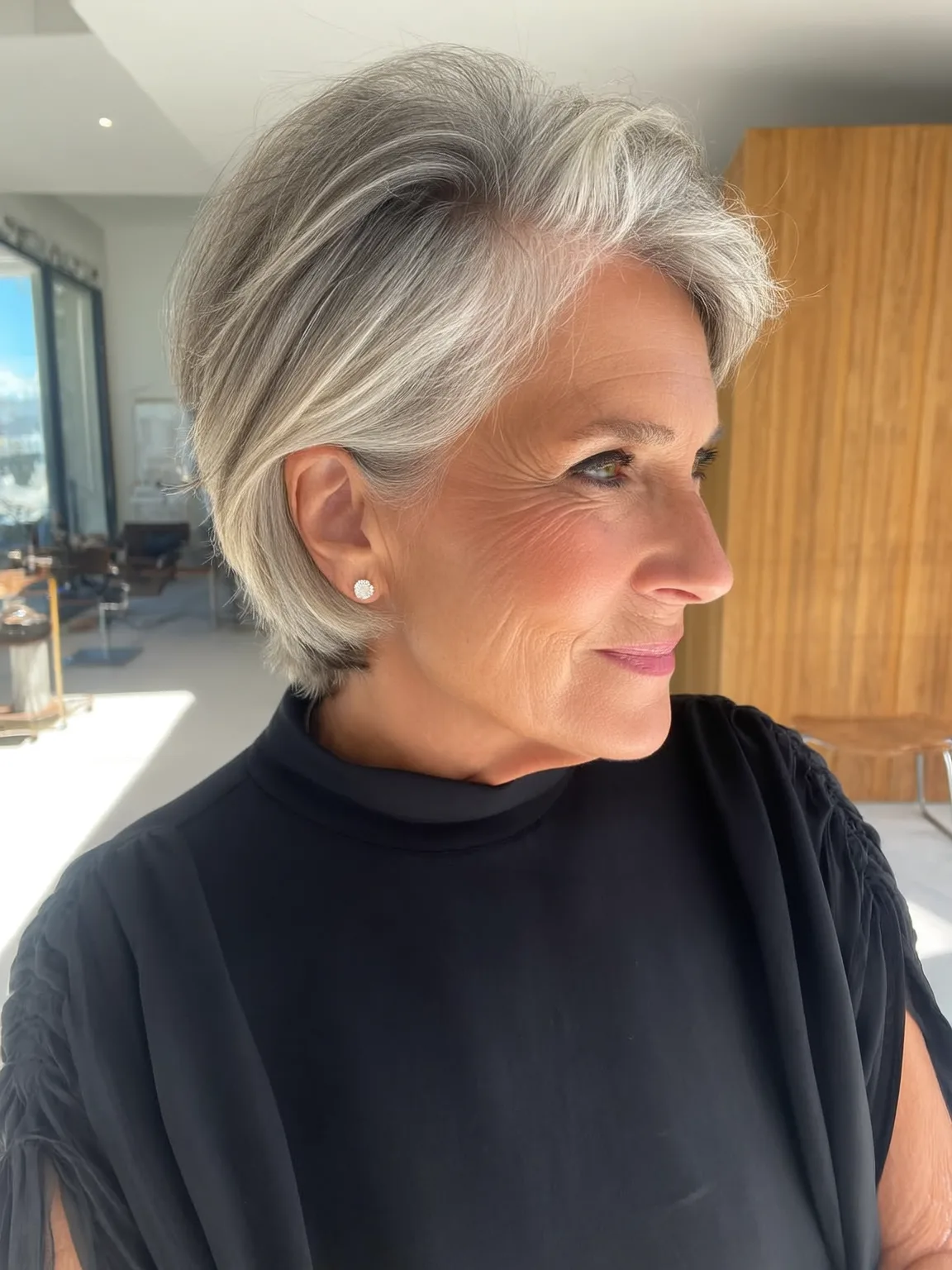 Medium Volume Classic Silver Frost Pixie