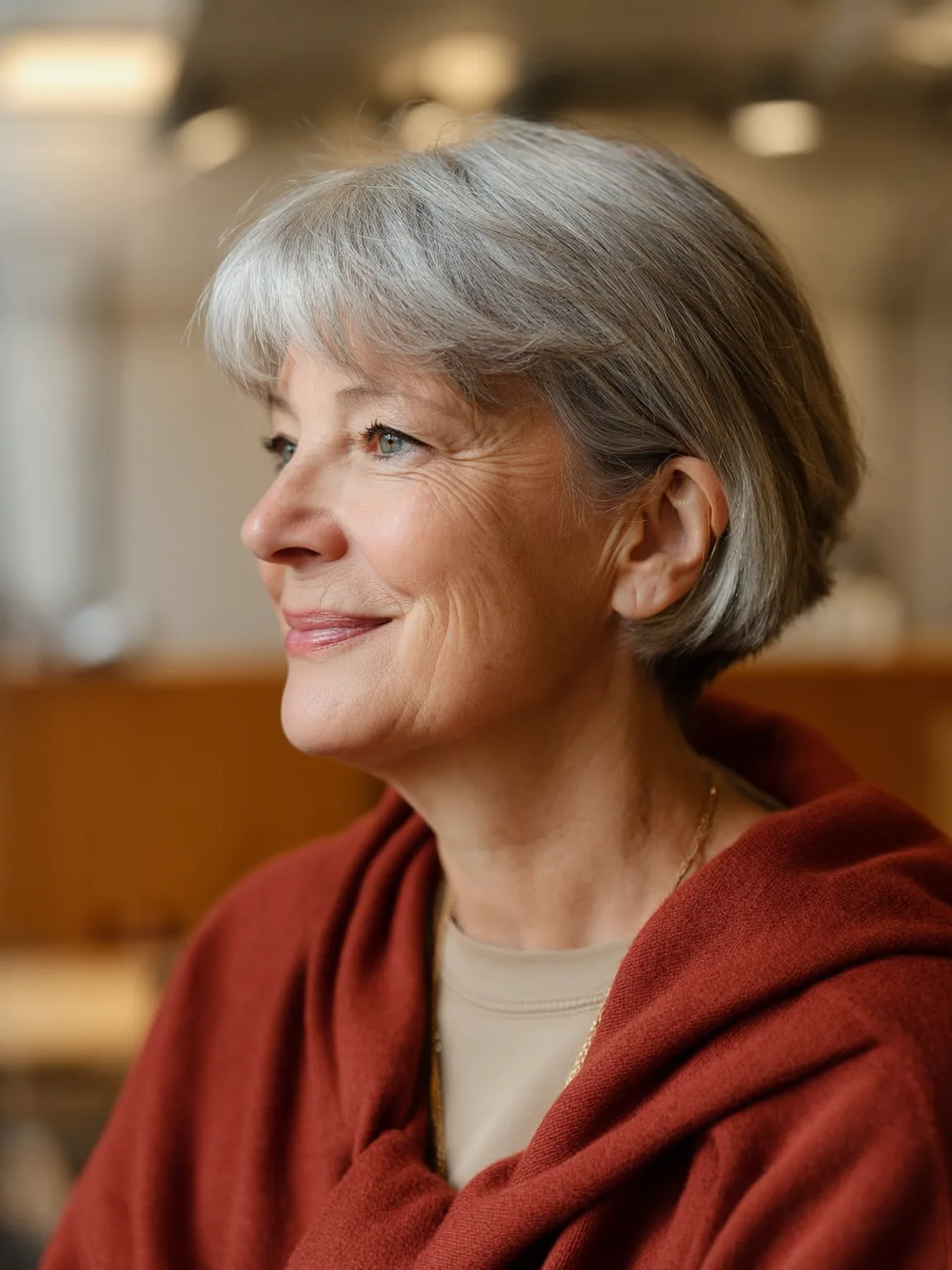 Classic Soft Pixie with Silver Frost Tone