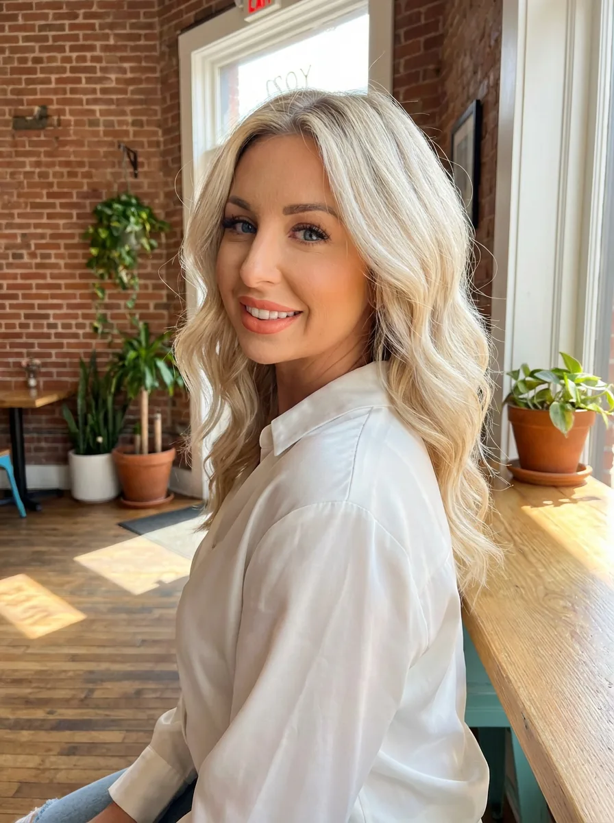 vanilla blonde layers