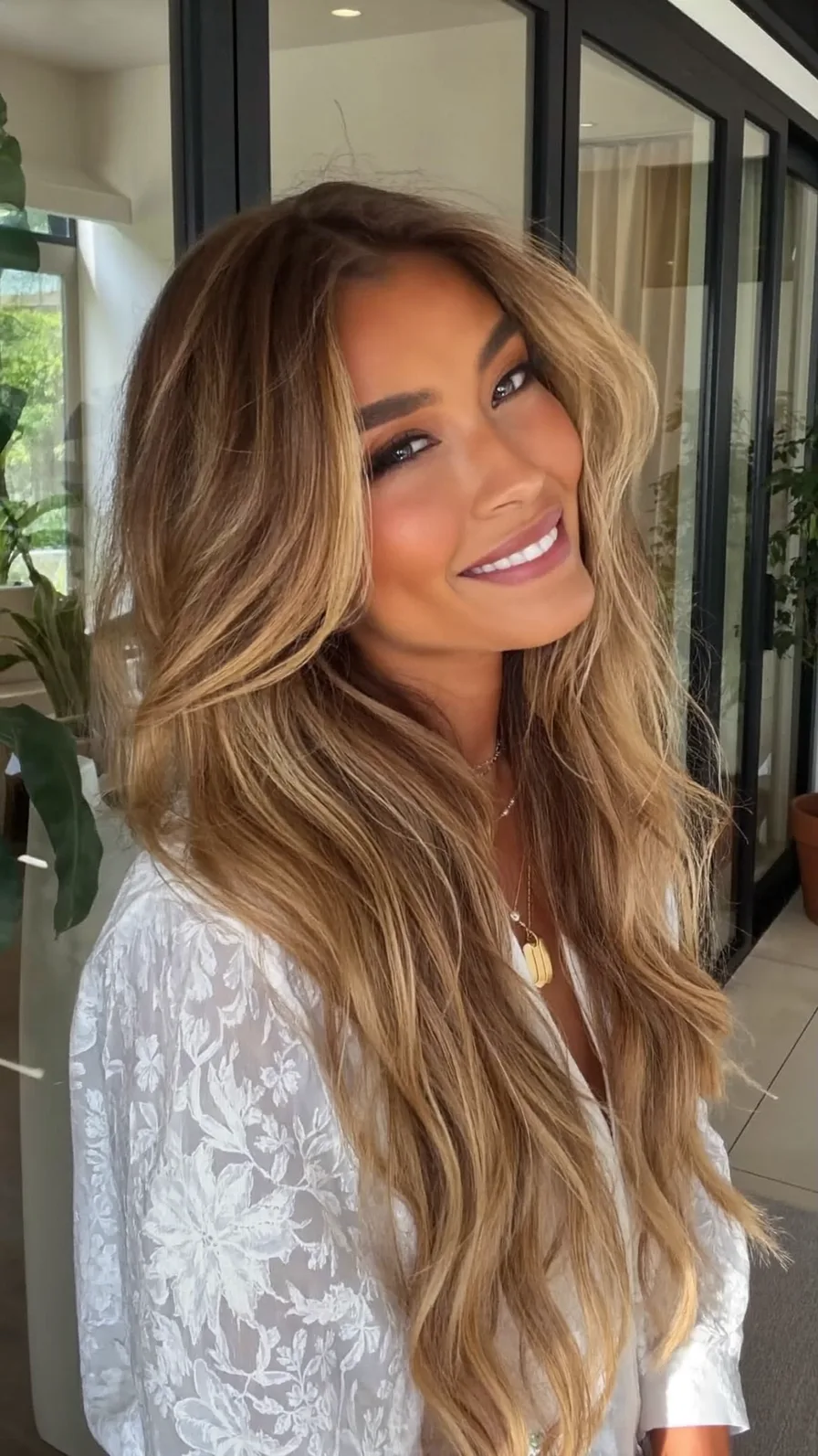 Soft Layered Wavy Bob with Natural Texture and Volume