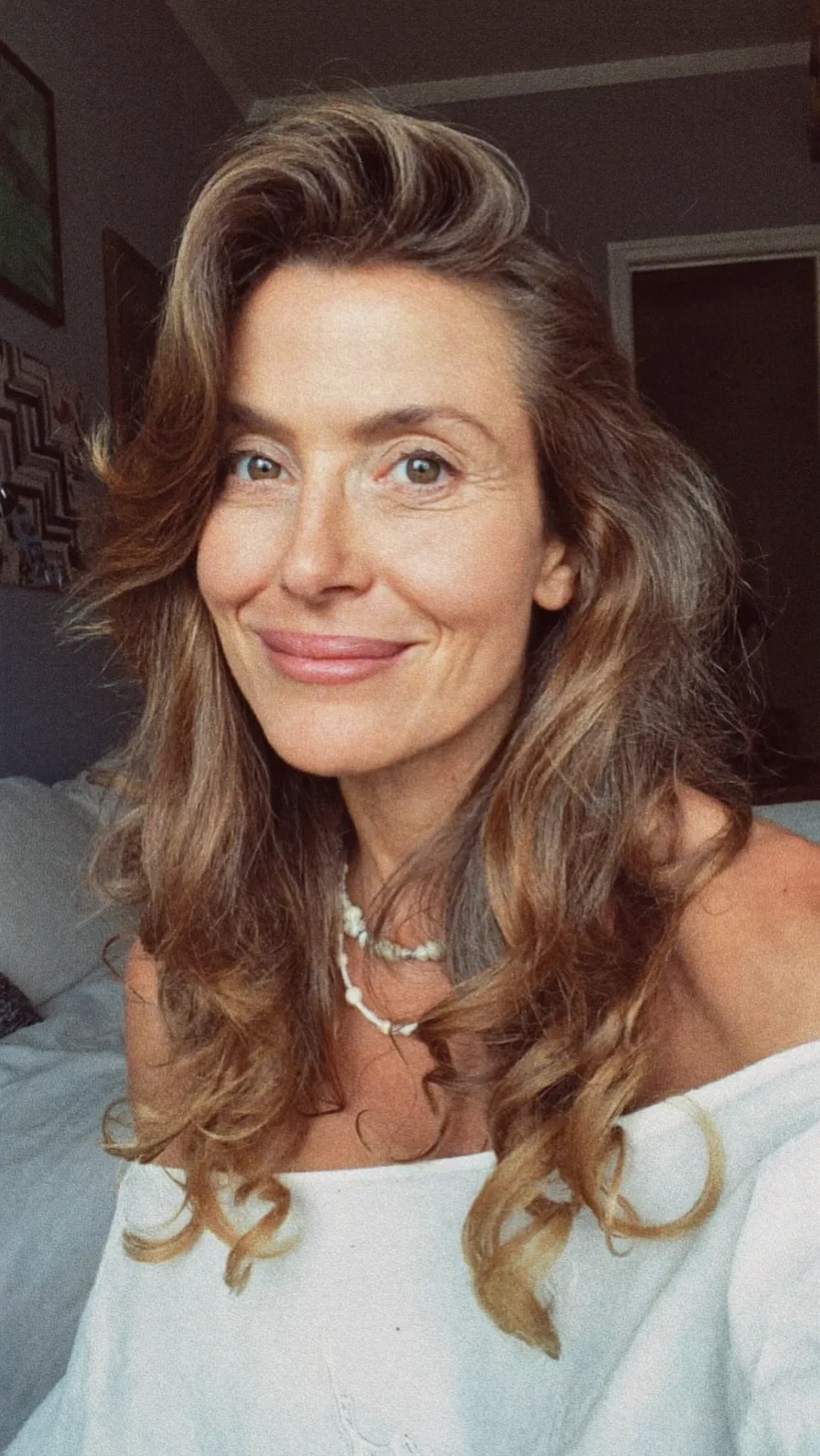 Classic Voluminous Long Layers with Warm Balayage Highlights
