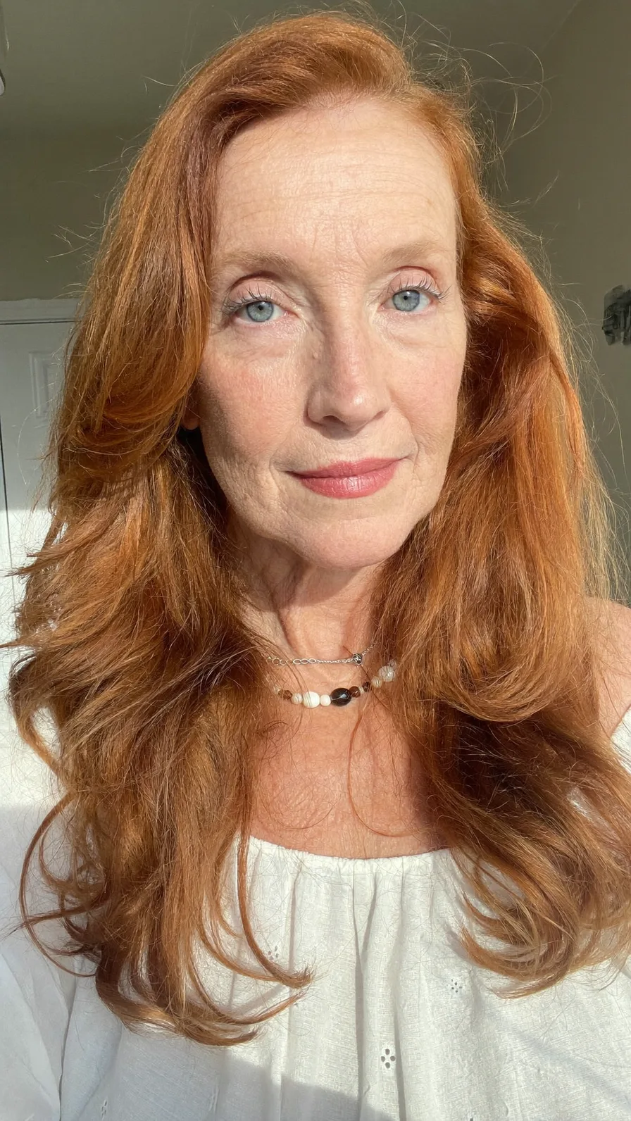 Elegant Long Copper Waves with Soft Side-Swept Layers