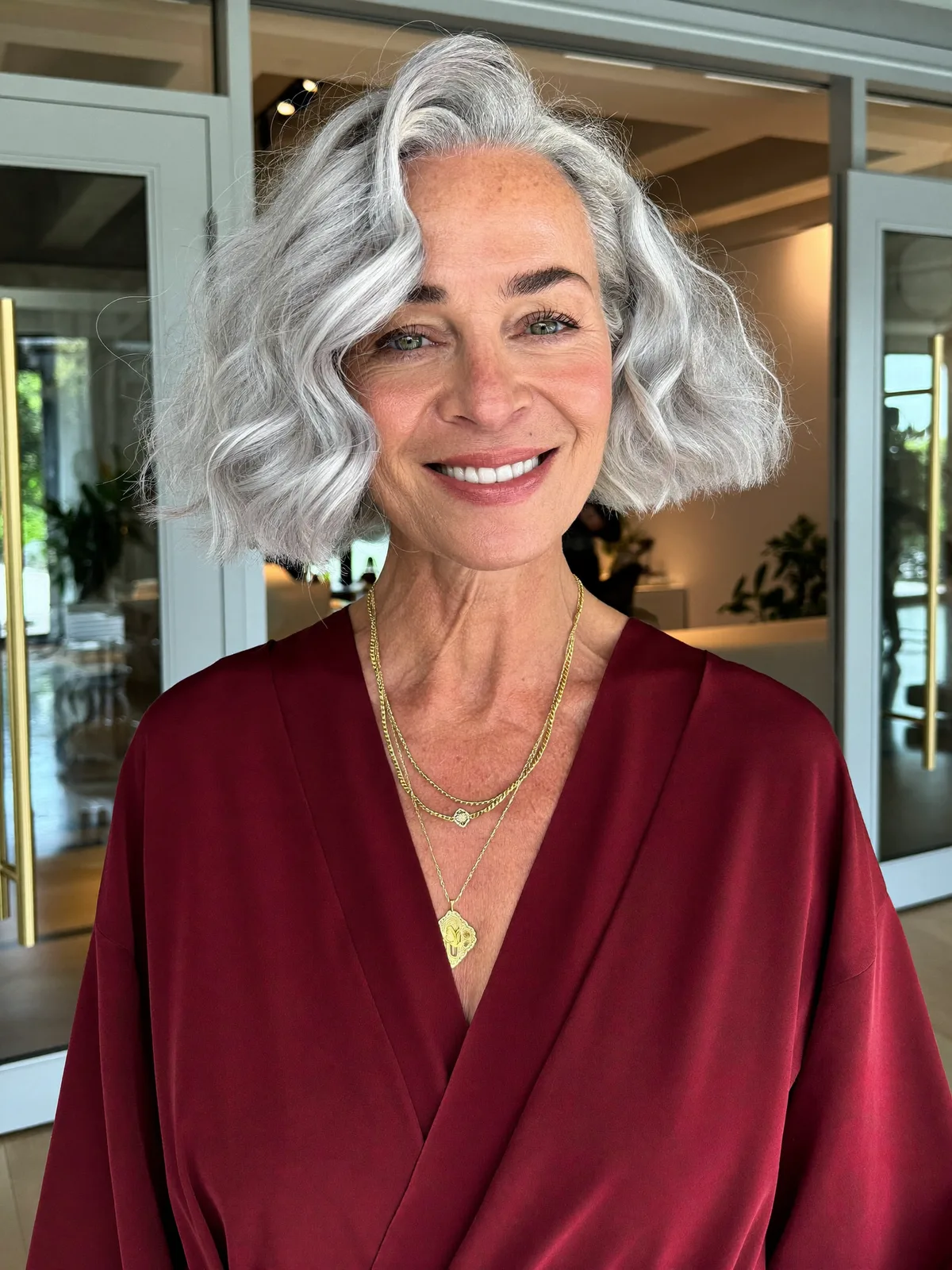60 Gorgeous Wavy Hairstyles for Women Over 60 with Natural Movement and Volume