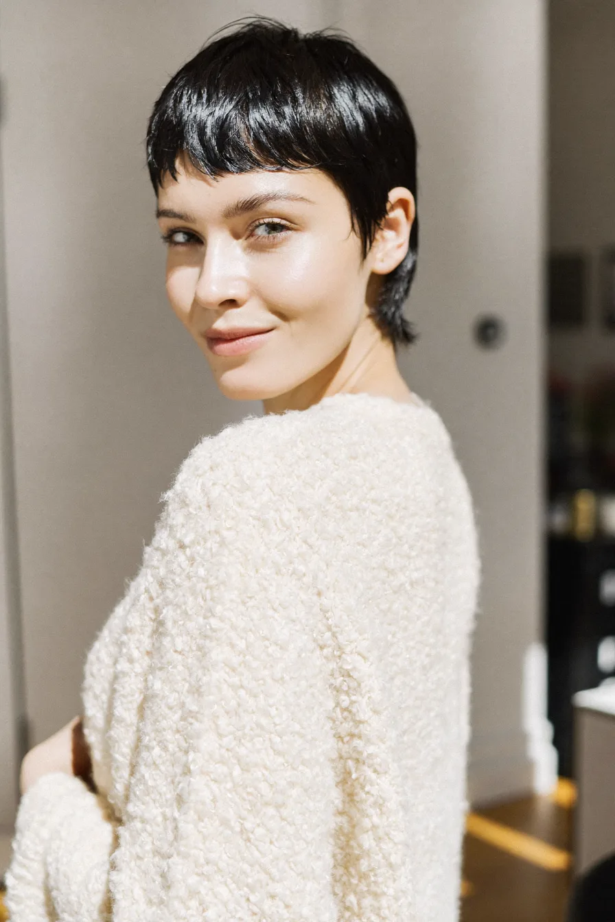 Short Textured Pixie Cut with Soft Wispy Bangs