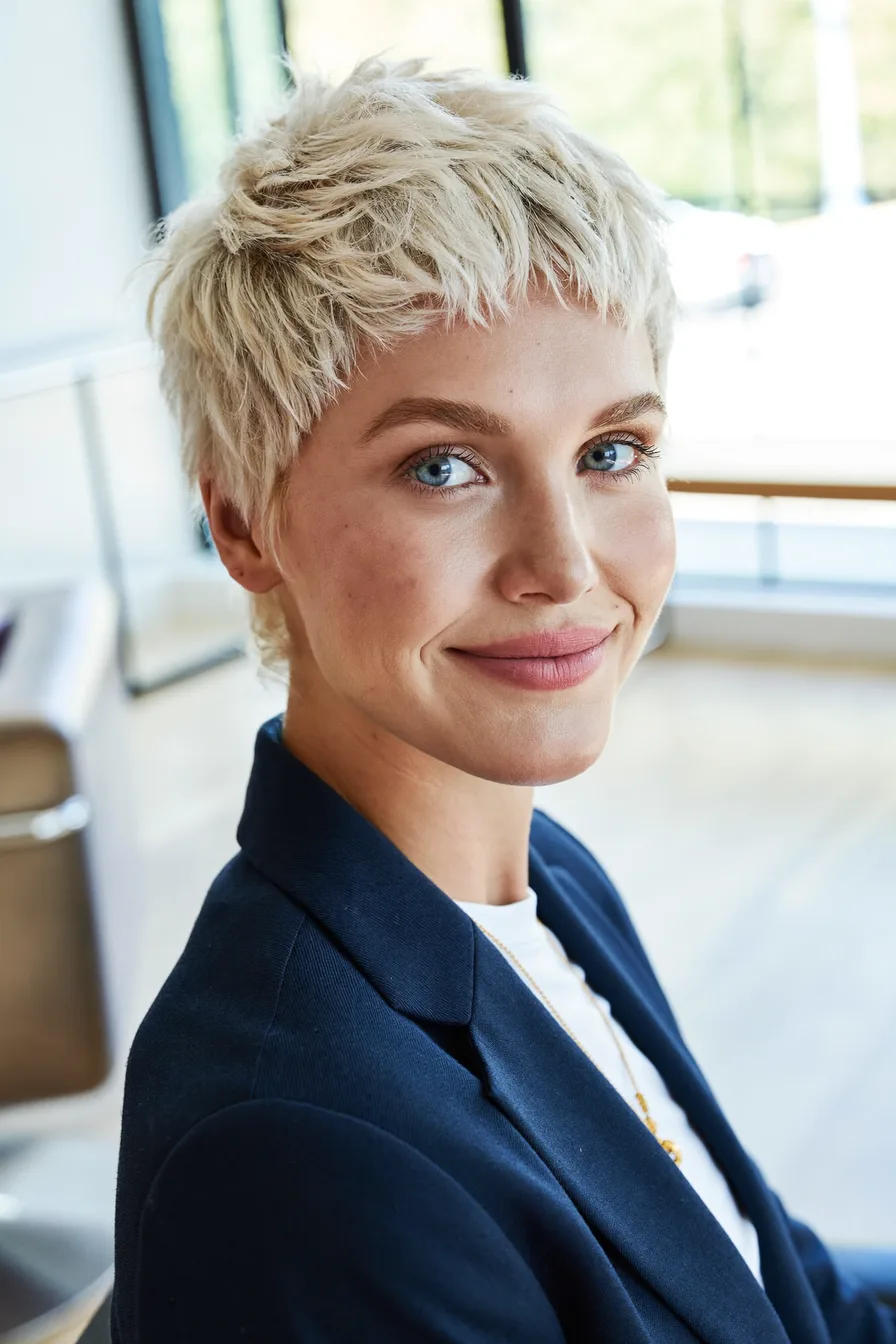 Chic Textured Pixie Cut with Soft Wispy Bangs Inspiration